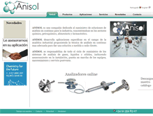 Tablet Screenshot of anisol.es